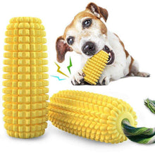 Squeaky Corn-Shaped Dog Chew Toy for Teeth Cleaning - Purrfect Pet Haven