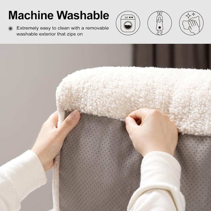 Machine washable Waterproof Pet Bed with removable washable exterior and zipper closure