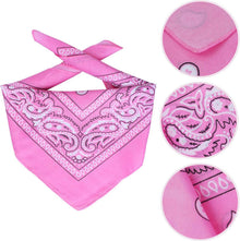 Halloween Pet Dog or Cat Pink Western Bandana and Hat Set - Purrfect Pet Haven