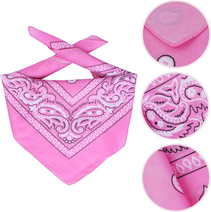 Halloween Pet Dog or Cat Pink Western Bandana and Hat Set - Purrfect Pet Haven