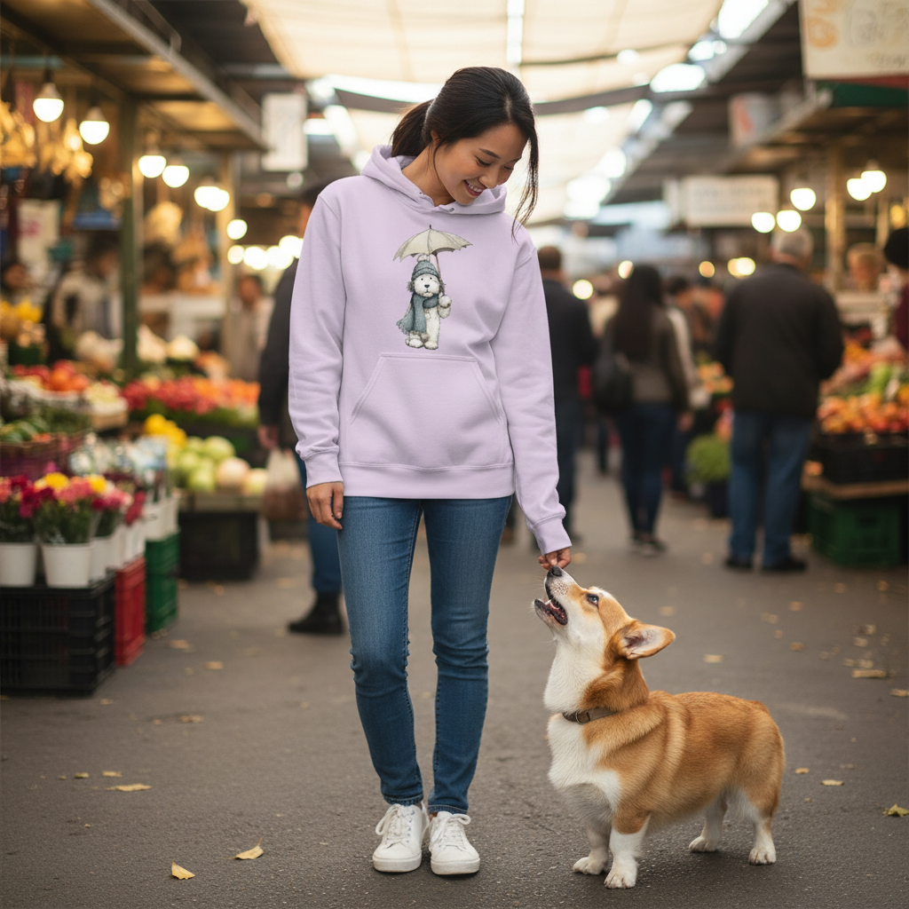 Whimsy Umbrella Pup - Orchid lifestyle