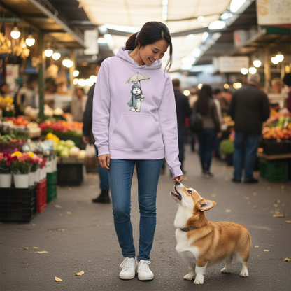 Whimsy Umbrella Pup - Orchid lifestyle