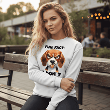 Fun Fact Don't Care Crewneck - Funny Sarcastic Sweatshirt - Purrfect Pet Haven