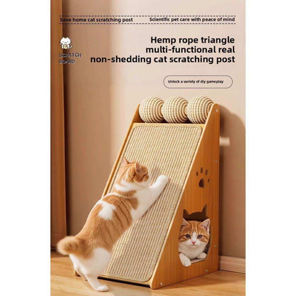 High-end Large Cat Living Room Decorative Scratching Board Tower - Purrfect Pet Haven