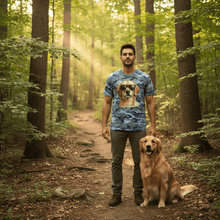 Golden Retriever Camo Tee - Cool Dog with Sunglasses - Purrfect Pet Haven