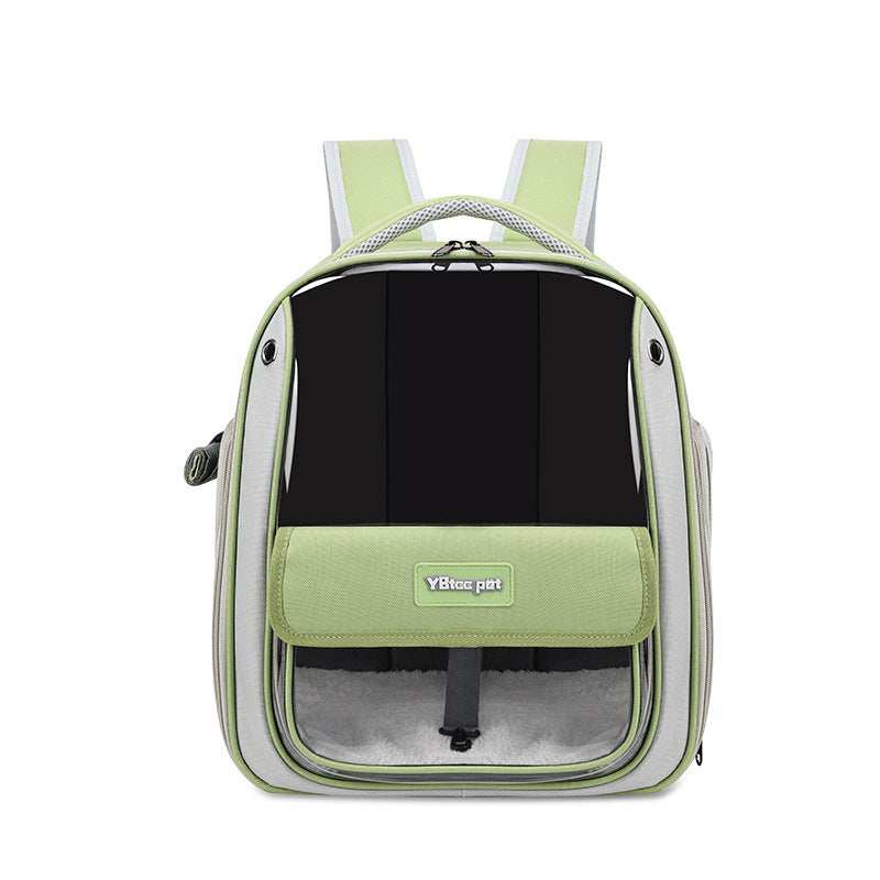 Panoramic Cat Carrier Backpack - Large Breathable Window - Purrfect Pet Haven