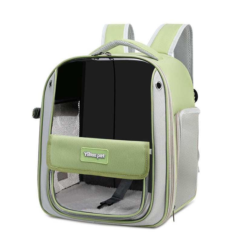 Panoramic Cat Carrier Backpack - Large Breathable Window - Purrfect Pet Haven