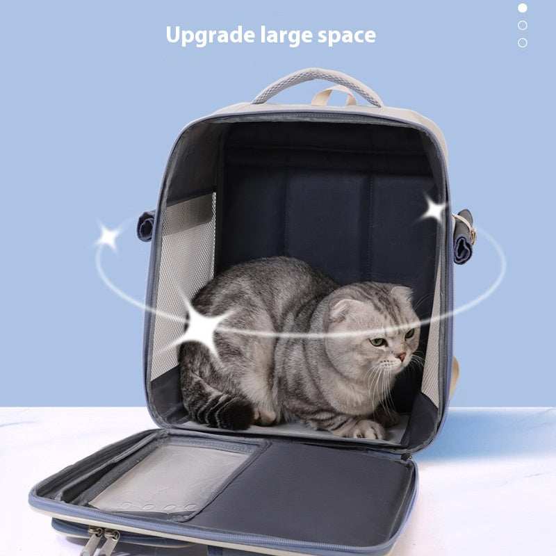 Cat Bag Backpack Four Seasons Universal Anti-stress Portable - Purrfect Pet Haven