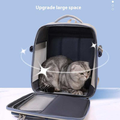 Cat Bag Backpack Four Seasons Universal Anti-stress Portable - Purrfect Pet Haven