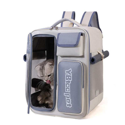 Cat Bag Backpack Four Seasons Universal Anti-stress Portable - Purrfect Pet Haven